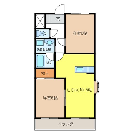 メゾンMAの物件間取画像